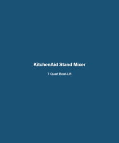 KitchenAid 7 Quart Bowl-Lift Stand Mixer