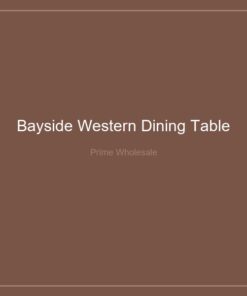 Bayside Western Dining Table with 6 Chairs
