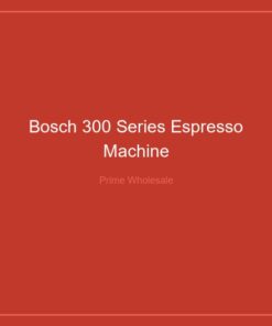 Bosch 300 Series Fully Automatic Espresso Machine